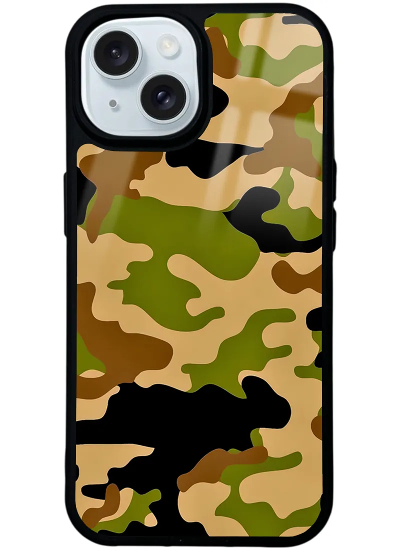 Kamuflaj Glossy Telefon Kılıfı Kamuflaj Glossy Telefon Kılıfı