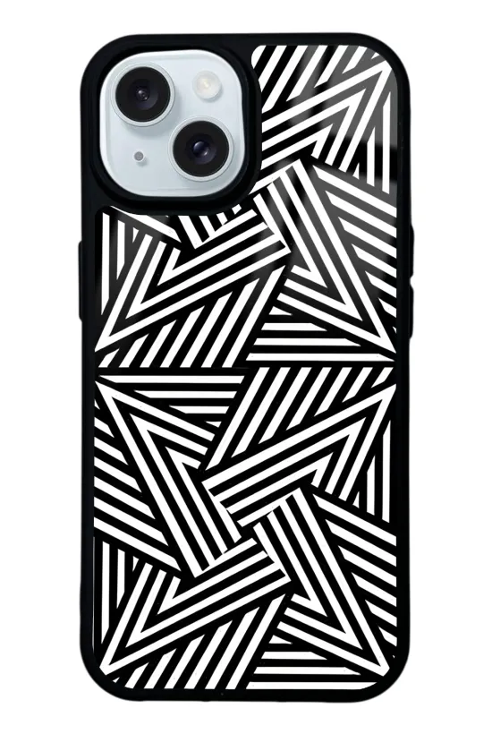 Üçgen Geometrik Glossy Telefon Kılıfı