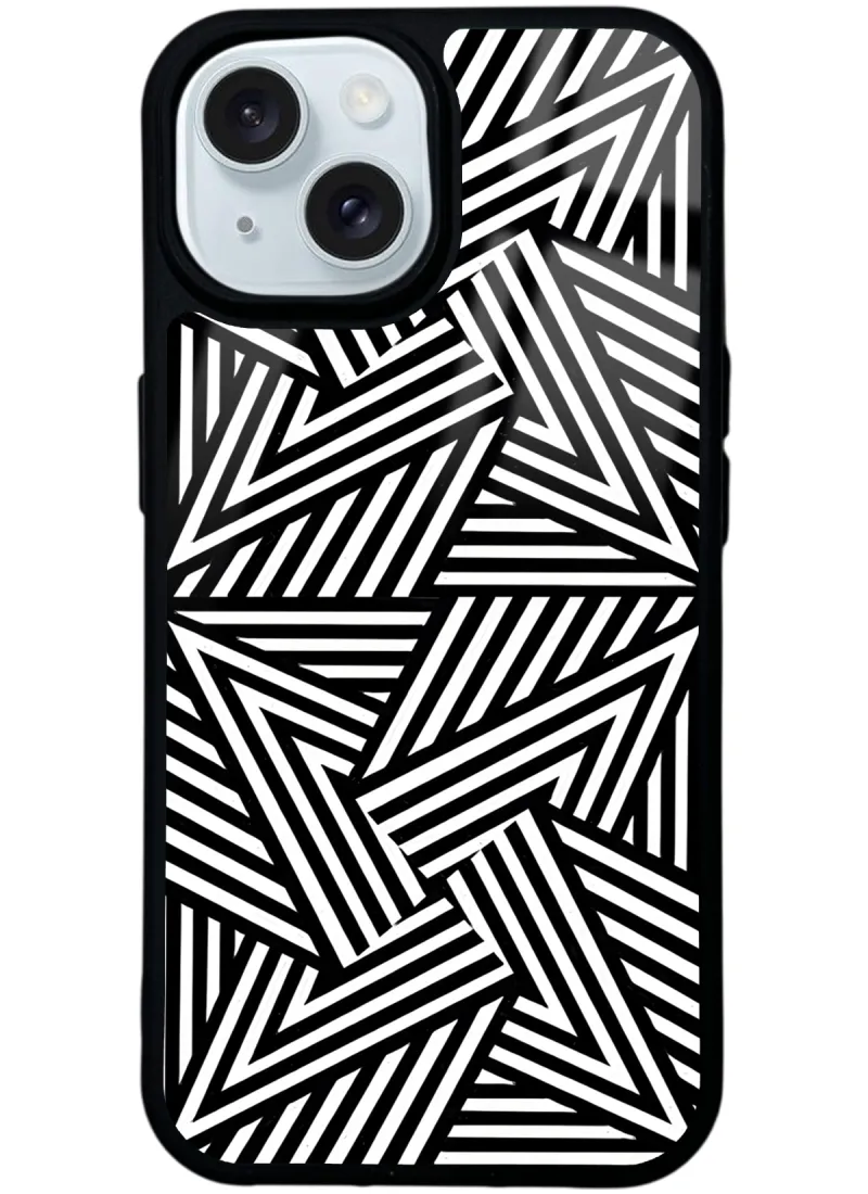 Üçgen Geometrik Glossy Telefon Kılıfı Üçgen Geometrik Glossy Telefon Kılıfı