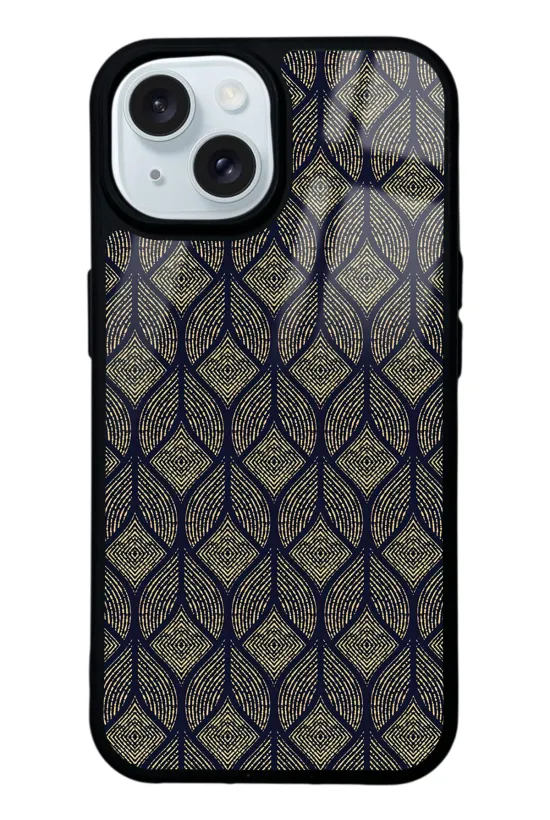 Yaprak Motif Glossy Telefon Kılıfı