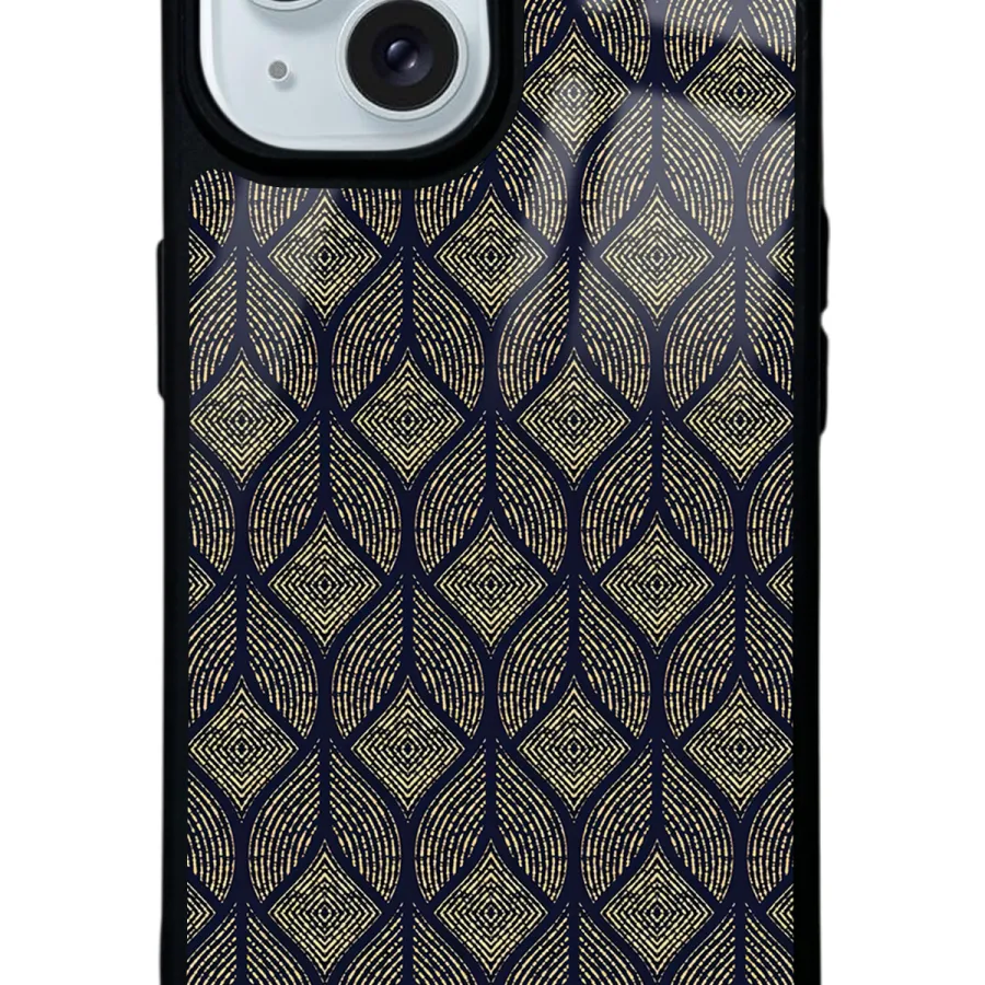 Yaprak Motif Glossy Telefon Kılıfı