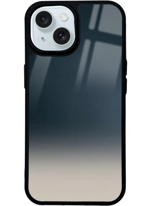 Mavi Geçiş Glossy Telefon Kılıfı
