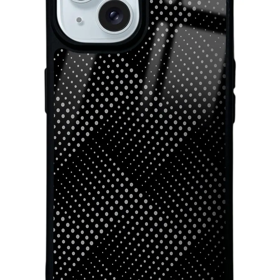 Black and Gray Glossy Telefon Kılıfı Black and Gray Glossy Telefon Kılıfı