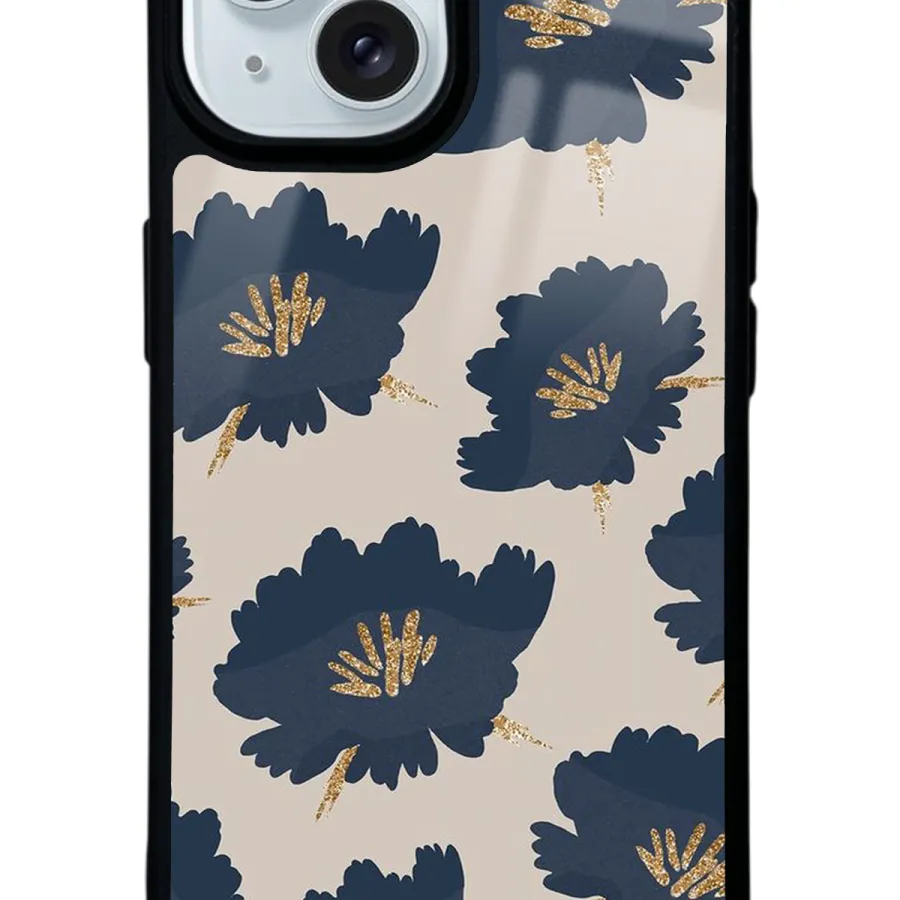 Blue Flowers Glossy Telefon Kılıfı Blue Flowers Glossy Telefon Kılıfı