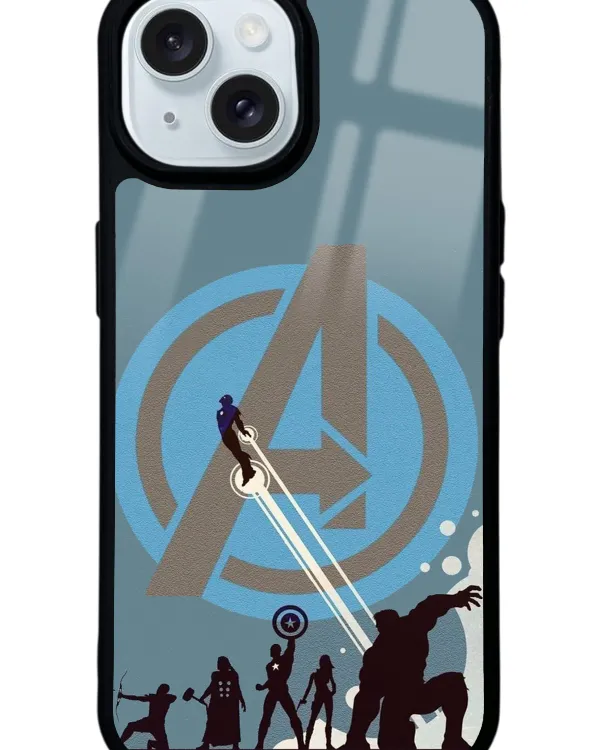 Blue Avengers Glossy Telefon Kılıfı
