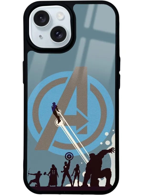 Blue Avengers Glossy Telefon Kılıfı