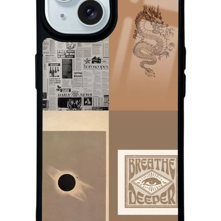 Breathe Deeper Glossy Telefon Kılıfı Breathe Deeper Glossy Telefon Kılıfı