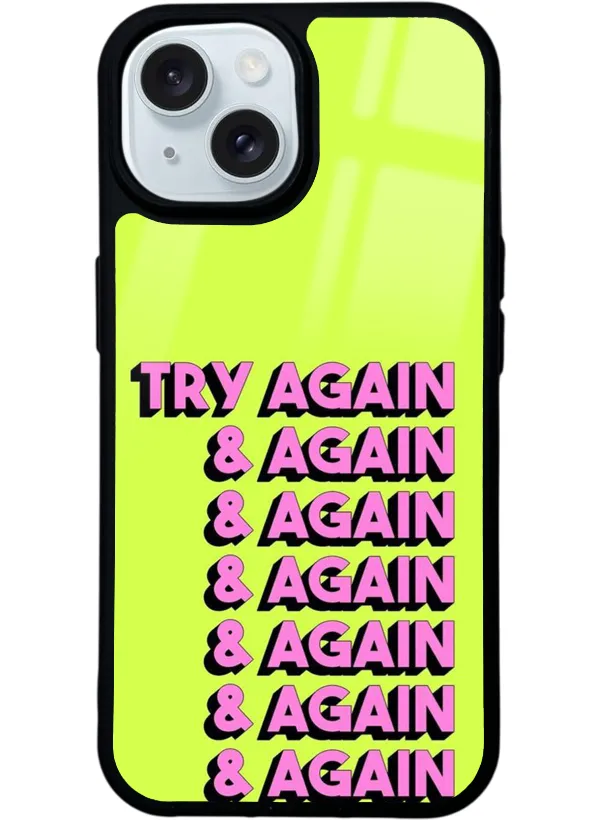 Try Again Glossy Telefon Kılıfı