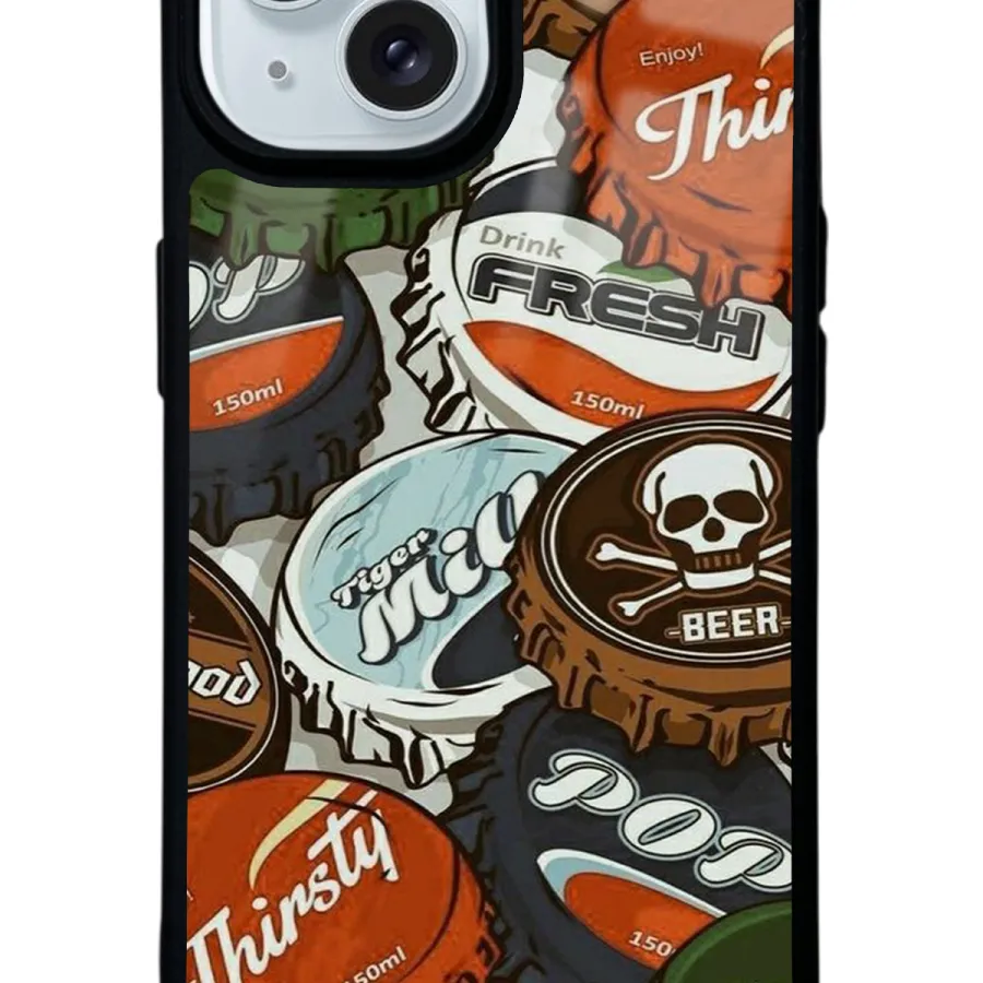 Gazoz Kapağı Glossy Telefon Kılıfı Gazoz Kapağı Glossy Telefon Kılıfı