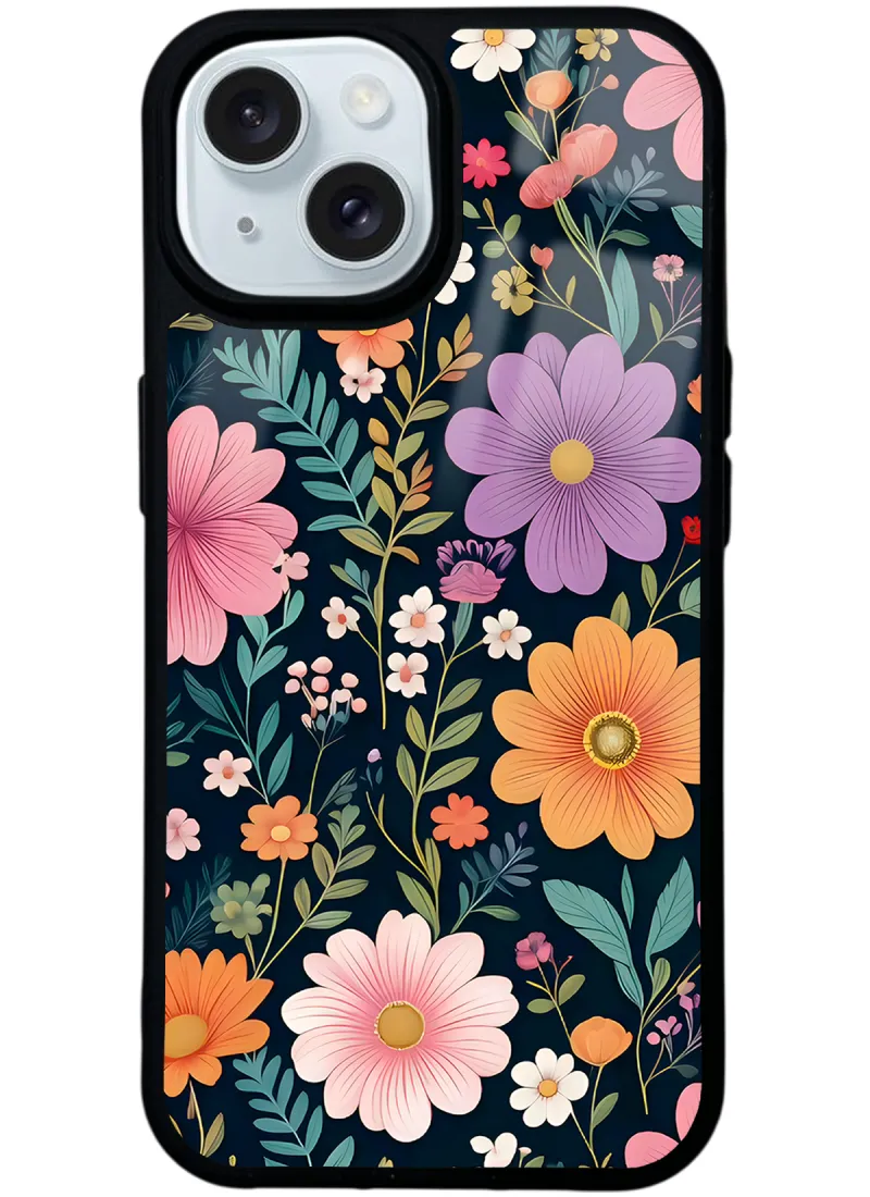 Çiçekler Glossy Telefon Kılıfı Çiçekler Glossy Telefon Kılıfı