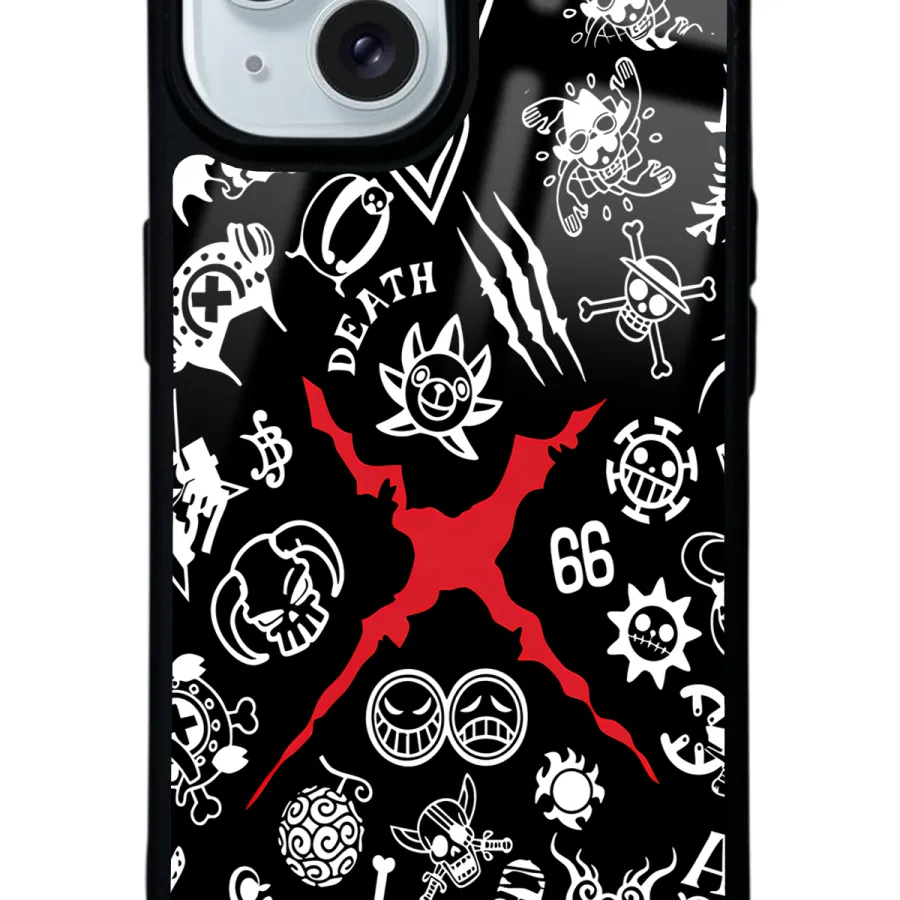 X Red Glossy Telefon Kılıfı
