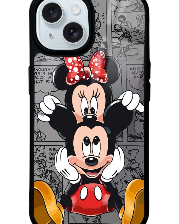 Micky and Minnie Glossy Telefon Kılıfı