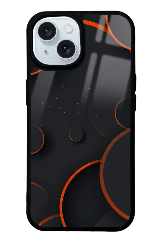 Sinirsel Halkalar Glossy Telefon Kılıfı