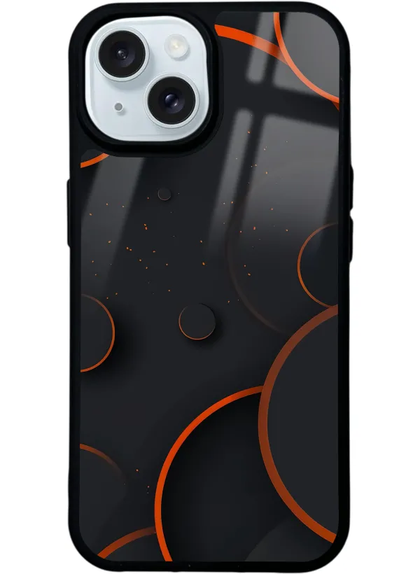 Sinirsel Halkalar Glossy Telefon Kılıfı