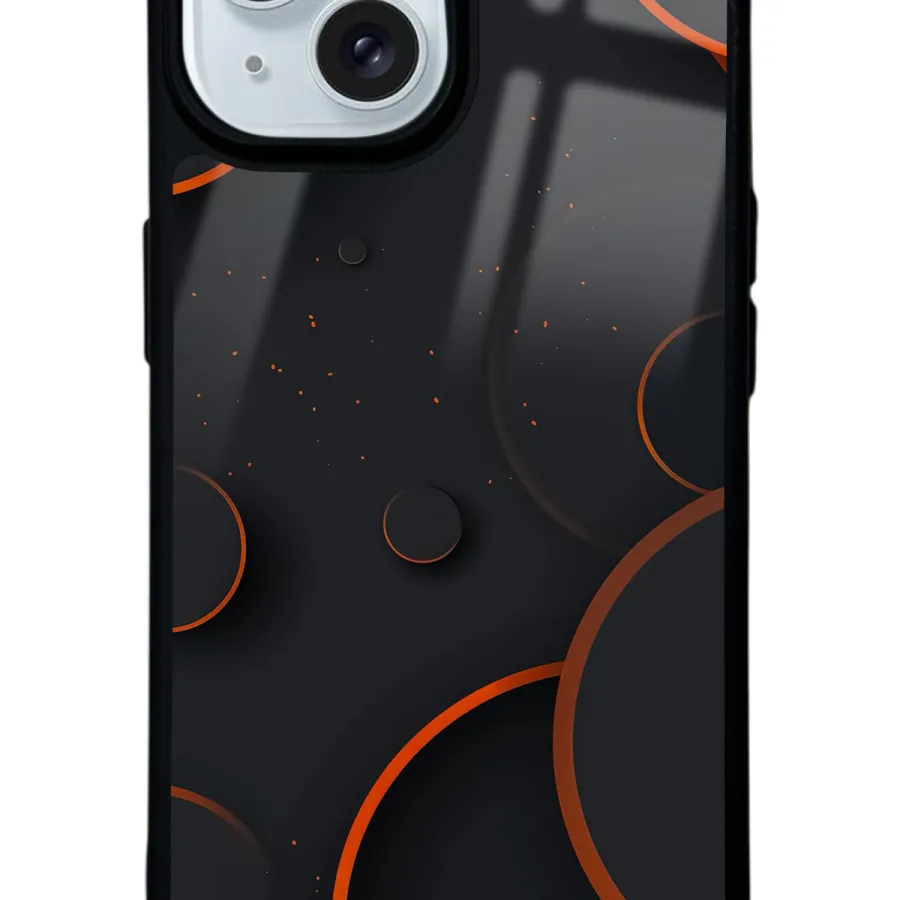 Sinirsel Halkalar Glossy Telefon Kılıfı Sinirsel Halkalar Glossy Telefon Kılıfı