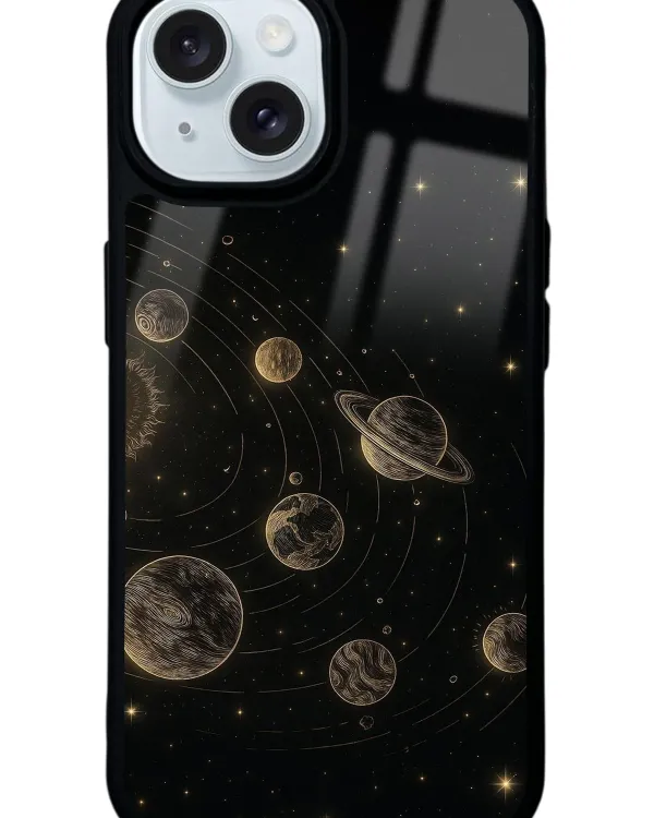 Golden Orrery Glossy Telefon Kılıfı