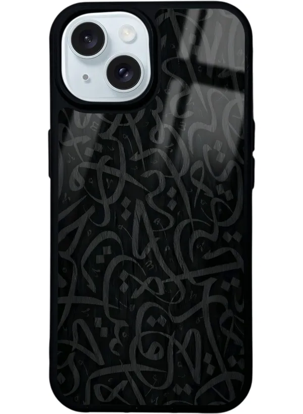 Siyahın Alfabesi Glossy Telefon Kılıfı