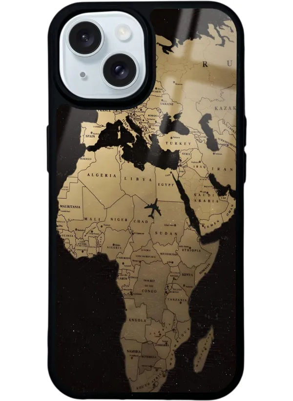 The Golden Route Glossy Telefon Kılıfı