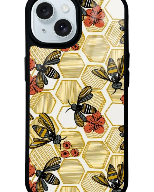 Golden Swarm Glossy Telefon Kılıfı