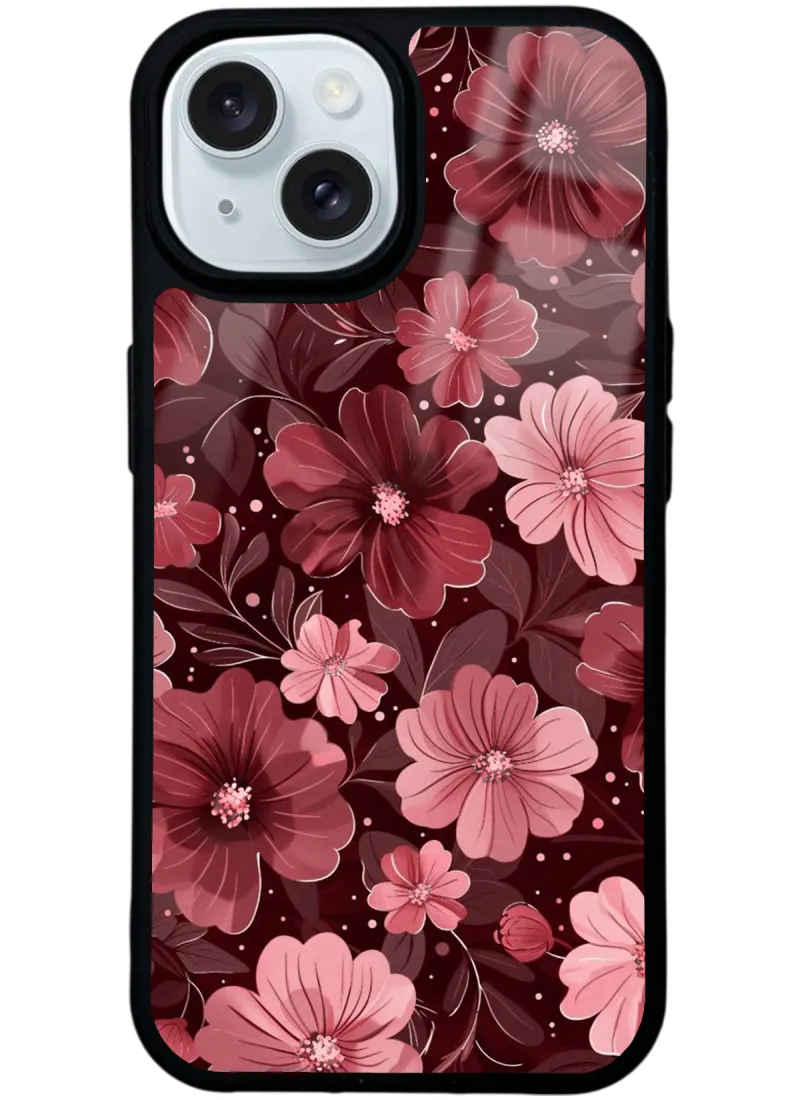 Velvet Burgundy Glossy Telefon Kılıfı Velvet Burgundy Glossy Telefon Kılıfı