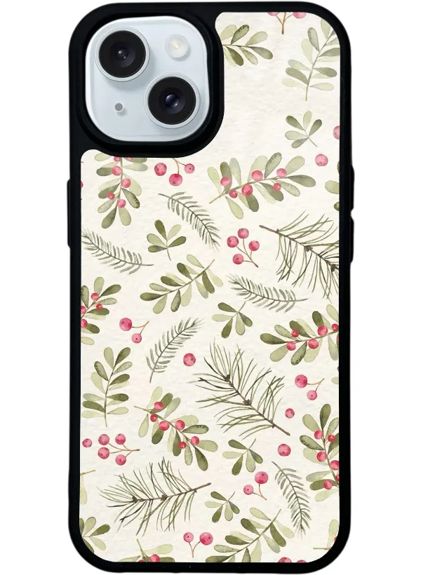 Sulu Boya Kışı Glossy Telefon Kılıfı