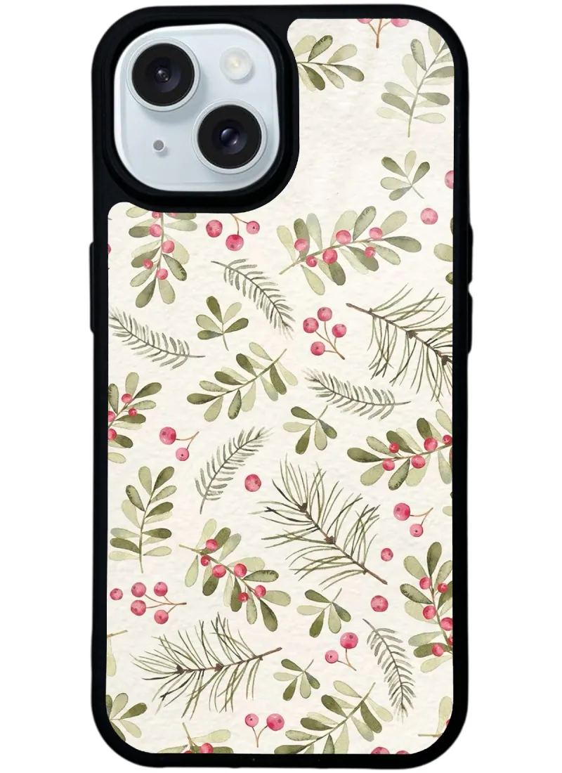 Sulu Boya Kışı Glossy Telefon Kılıfı