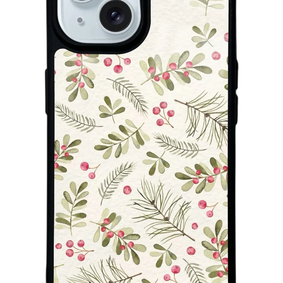 Sulu Boya Kışı Glossy Telefon Kılıfı