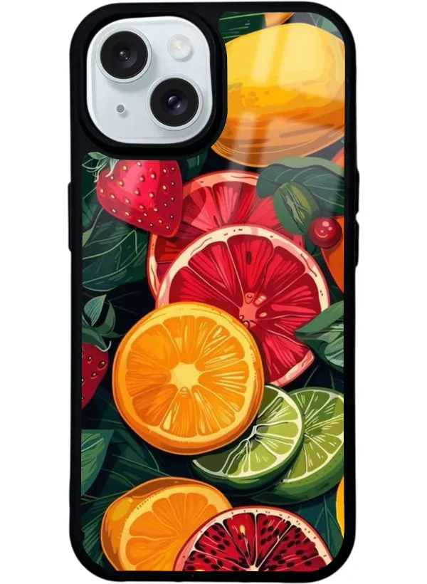Citrus Pop Art Glossy Telefon Kılıfı