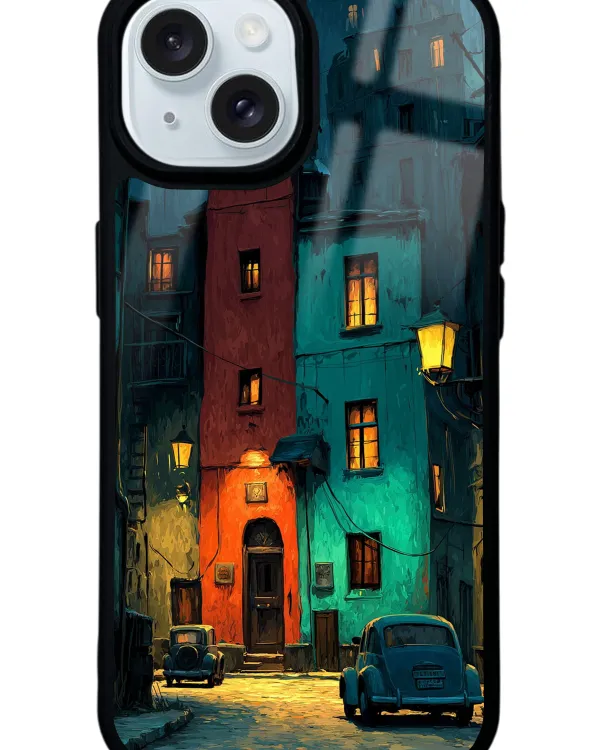 Chiaroscuro City Glossy Telefon Kılıfı