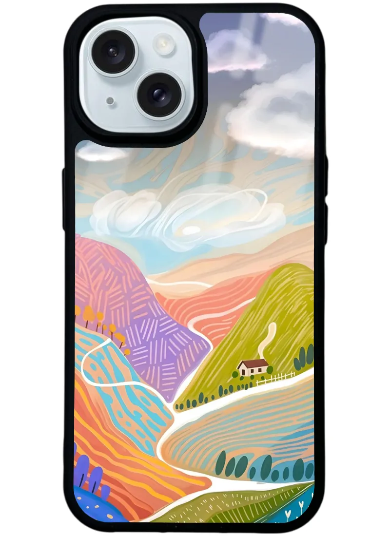 Akışkan Vadiler Glossy Telefon Kılıfı Akışkan Vadiler Glossy Telefon Kılıfı