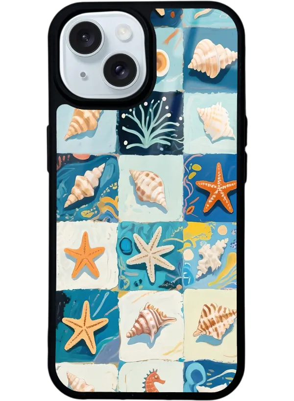Deniz Mozaiği Glossy Telefon Kılıfı