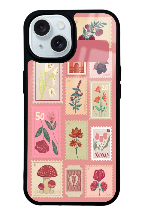 Vintage Philately Glossy Telefon Kılıfı
