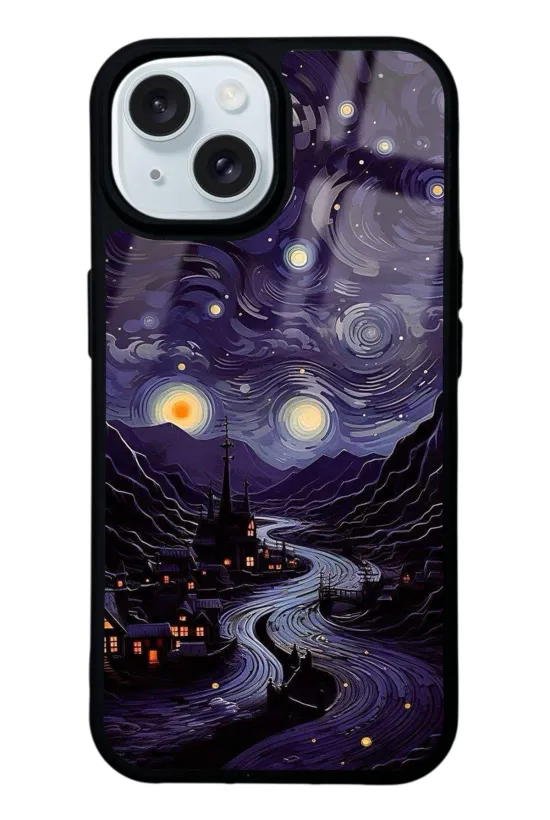 Vortex of Night Glossy Telefon Kılıfı