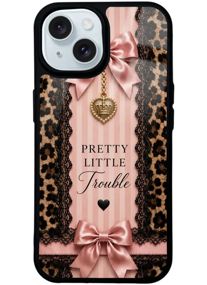 Pretty Leopard Bow Glossy Telefon Kılıfı Pretty Leopard Bow Glossy Telefon Kılıfı