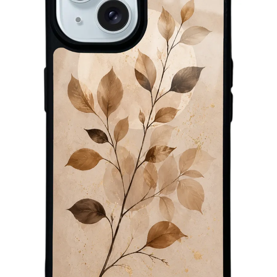 Autumn Minimal Leaf Glossy Telefon Kılıfı Autumn Minimal Leaf Glossy Telefon Kılıfı