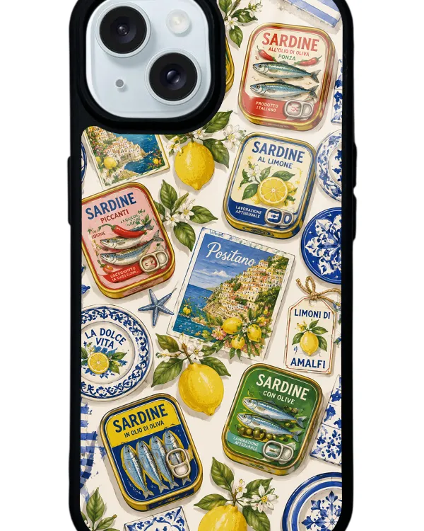 Amalfi Sardines Glossy Telefon Kılıfı