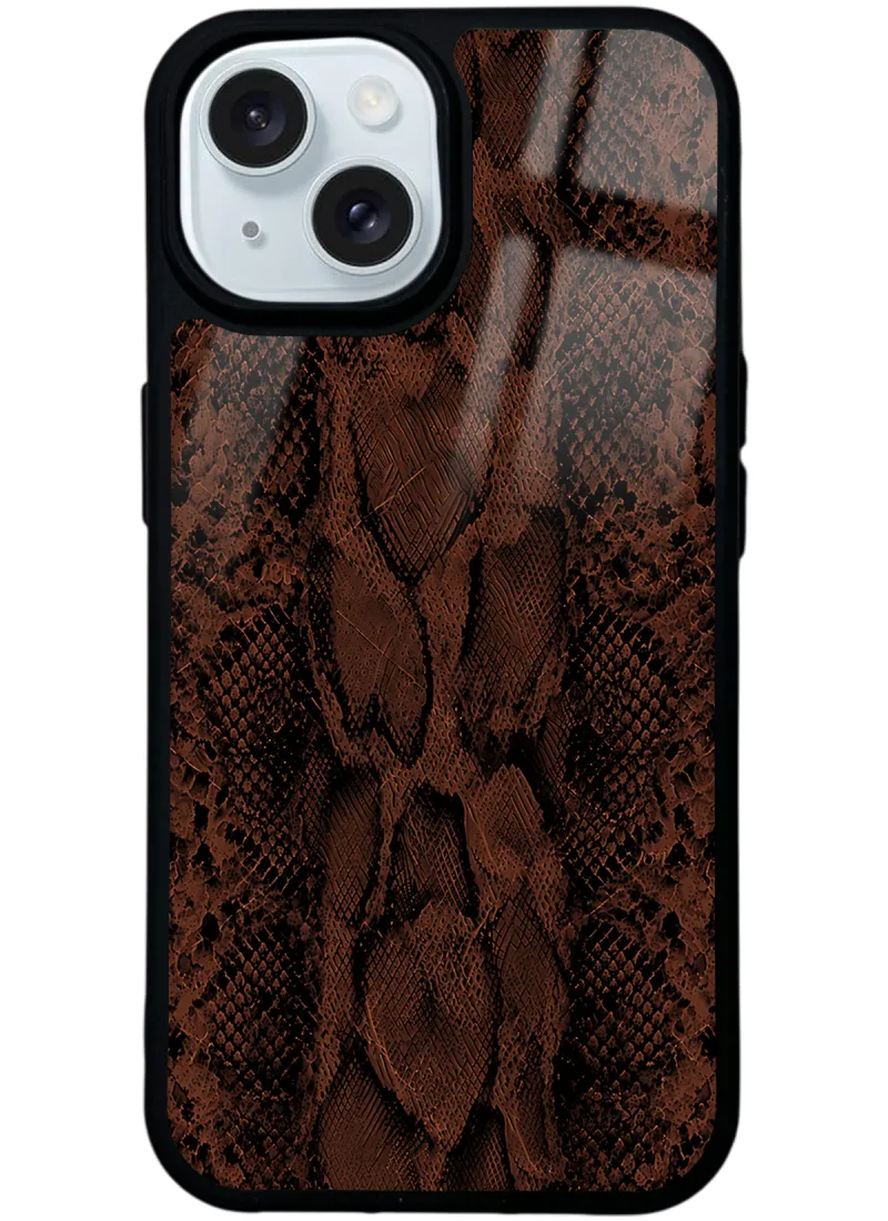 Kahve Deri Glossy Telefon Kılıfı Kahve Deri Glossy Telefon Kılıfı