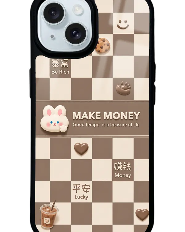 Brown Make Money Glossy Telefon Kılıfı