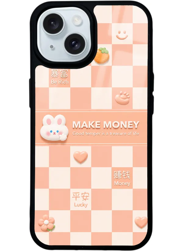 Peach Make Money Glossy Telefon Kılıfı
