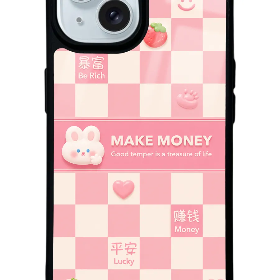 Pink Make Money Glossy Telefon Kılıfı Pink Make Money Glossy Telefon Kılıfı
