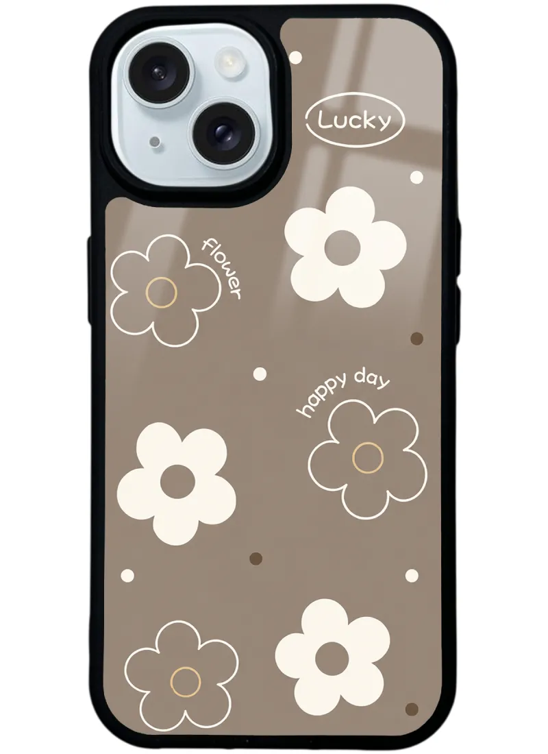 Brown Lucky Happy Day Glossy Telefon Kılıfı Brown Lucky Happy Day Glossy Telefon Kılıfı