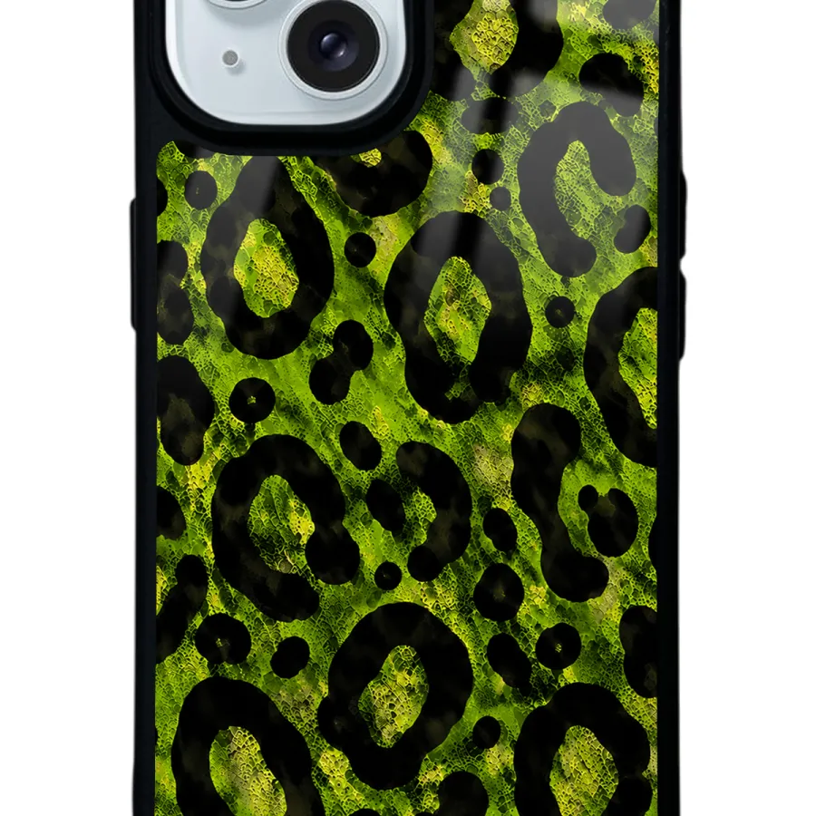 Green Leopar Glossy Telefon Kılıfı Green Leopar Glossy Telefon Kılıfı