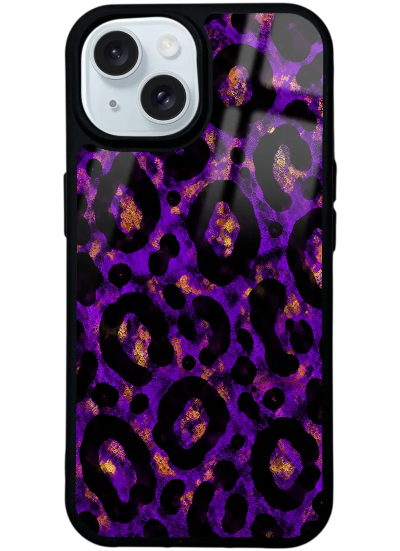 Purple Leopar Glossy Telefon Kılıfı Purple Leopar Glossy Telefon Kılıfı