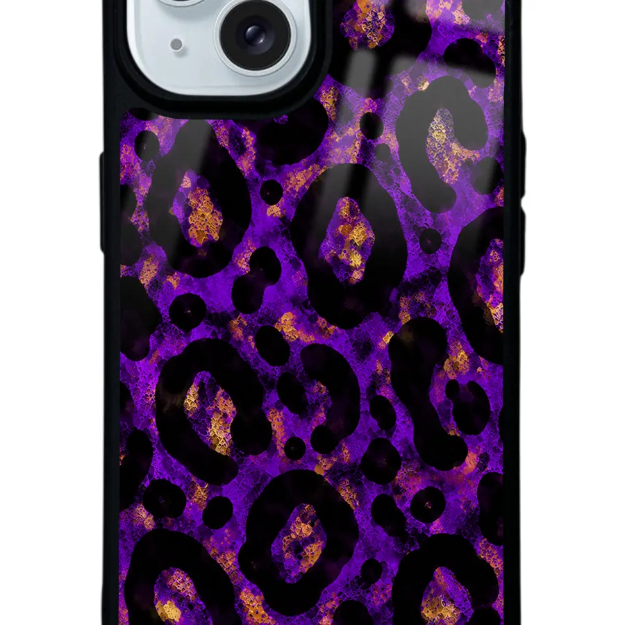 Purple Leopar Glossy Telefon Kılıfı Purple Leopar Glossy Telefon Kılıfı