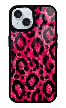Pink Leopar Glossy Telefon Kılıfı