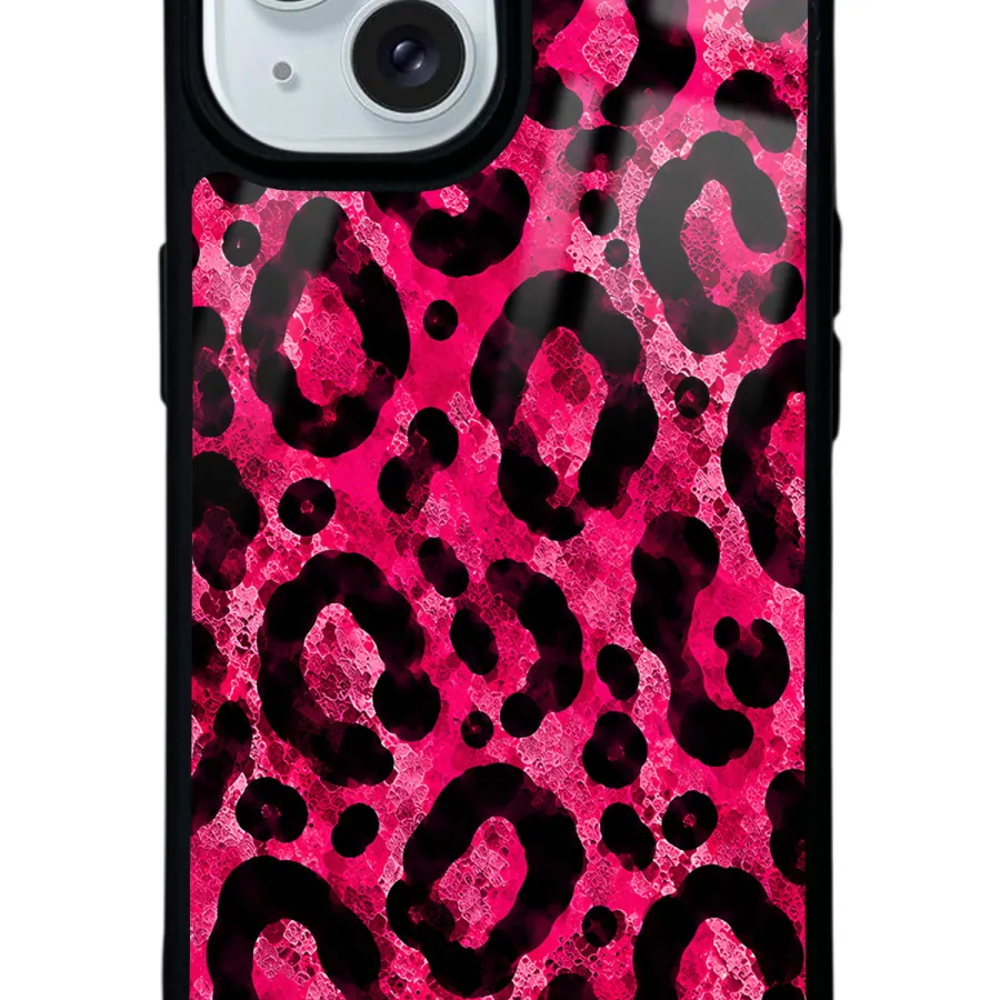 Pink Leopar Glossy Telefon Kılıfı Pink Leopar Glossy Telefon Kılıfı