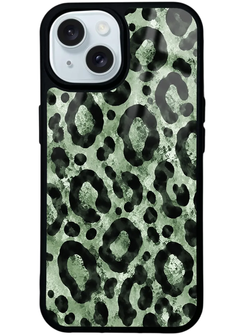 Sage Green Leopar Glossy Telefon Kılıfı Sage Green Leopar Glossy Telefon Kılıfı