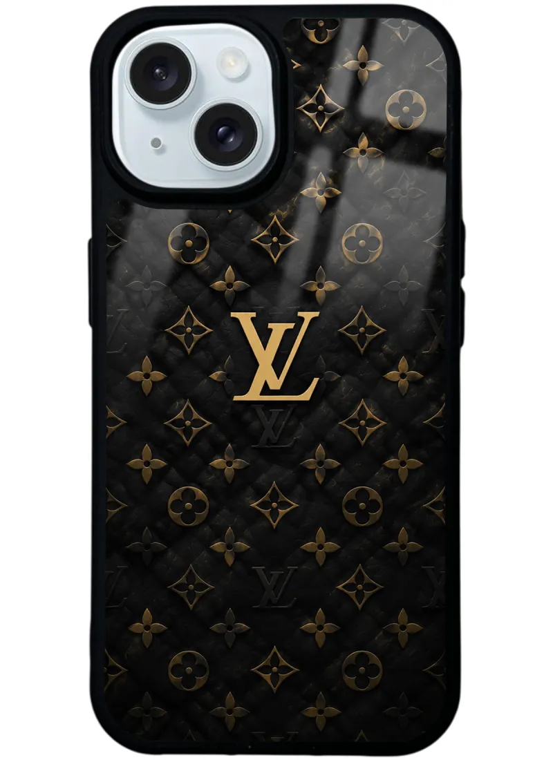 Black Gold LV Glossy Telefon Kılıfı Black Gold LV Glossy Telefon Kılıfı