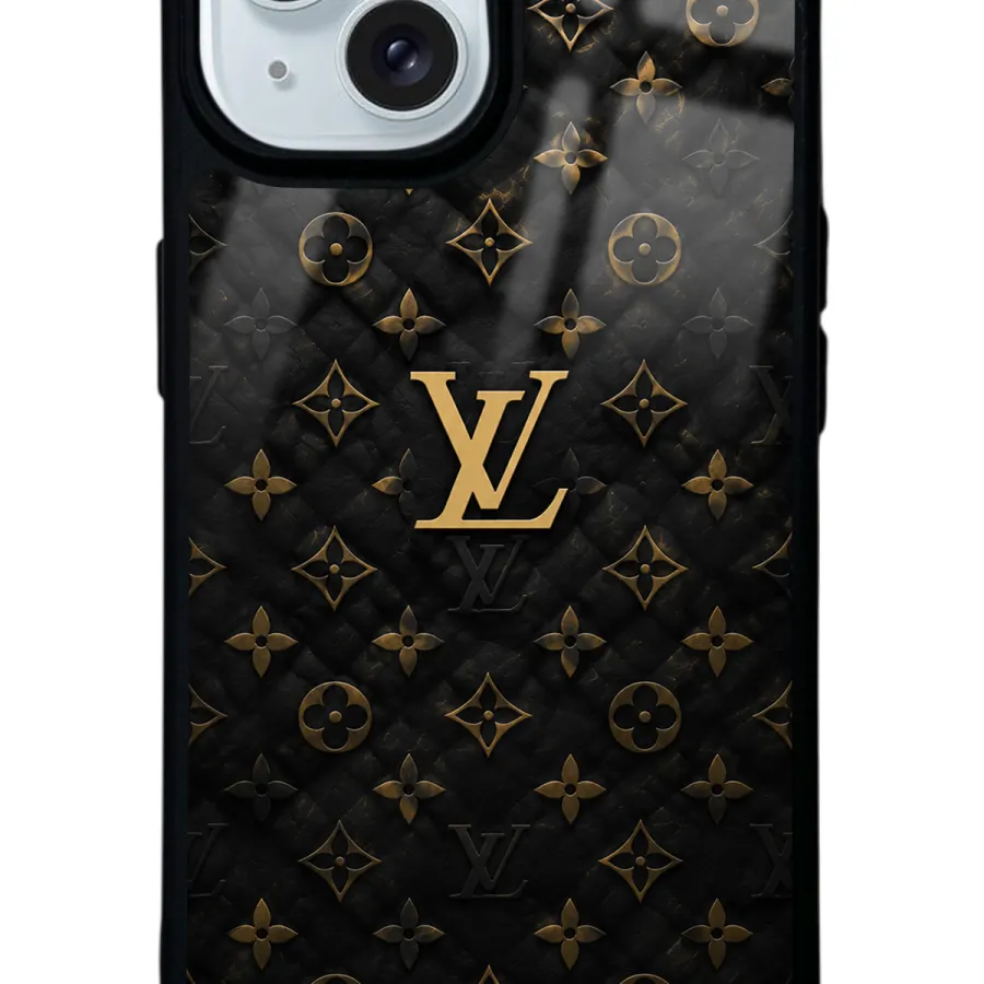 Black Gold LV Glossy Telefon Kılıfı Black Gold LV Glossy Telefon Kılıfı
