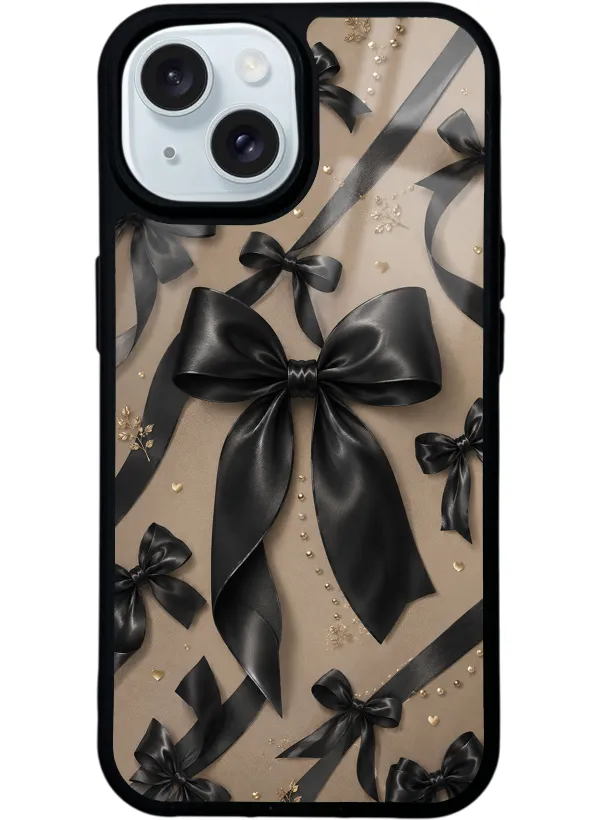 Midnight Bow Glossy Telefon Kılıfı
